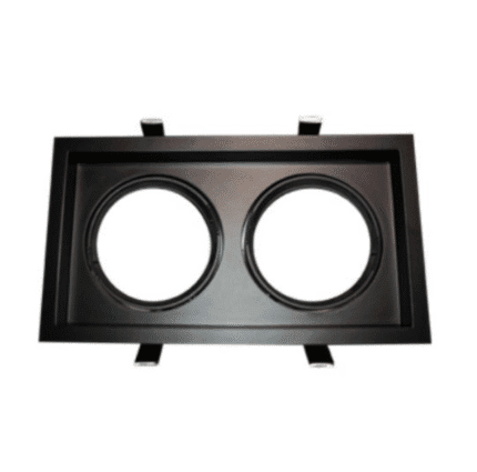 Луна за вграждане G53 2x35W ACA LIGHTING GL280B черна - Снимка 1