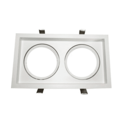 Луна за вграждане ACA LIGHTING GL280W G53 2x35W бяла - Снимка 1