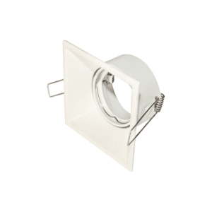 Луна за вграждане ACA Lighting GLGUQ1W GU10 10W бяла квадратна