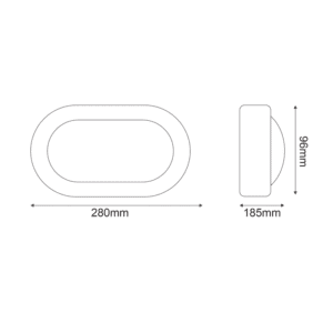 Фасаден аплик ACA LIGHTING HI4022BMS BLACK FACADE LAMP IP54 - Image 2
