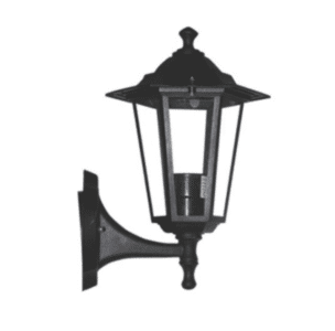 Градински аплик ACA LIGHTING HI6021BMS HEXAGON WALL GARDEN BLACK IP44