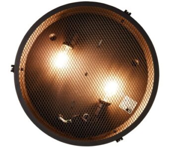 Плафон Brilliant ZOIS, 2x28W, E27, черен, IP20 - Image 2
