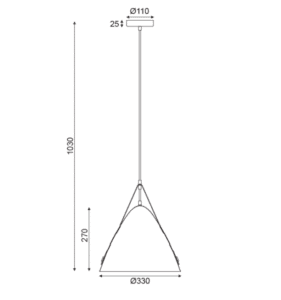 Пендел ACA LIGHTING NAOMI E27 1x40W метал и кожа - Image 2