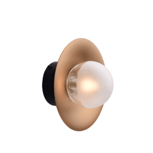 Аплик ACA LIGHTING HL4321W20BB, G9, 10W, месинг/стъкло - Снимка 1