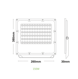 Прожектор LED ACA LIGHTING J15060 150W 6000K IP65 - Image 4