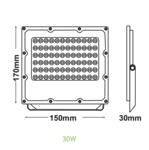 Прожектор LED 30W 3000K IP65 ACA Lighting J3030 - Image 4