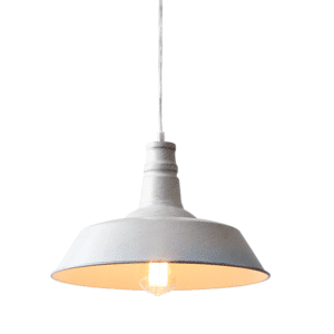 Пендел ACA LIGHTING MINORE E27 1x60W, антично бял - Снимка 1