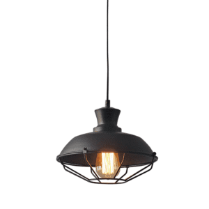 Пендел ACA Lighting ANGELA E27 1x60W матово черен - Снимка 1