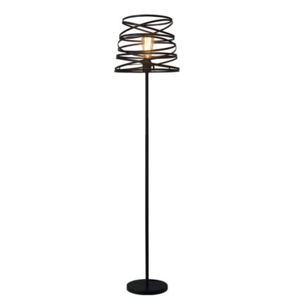 Лампион ACA LIGHTING JAZZ E27 1x60W черен метал