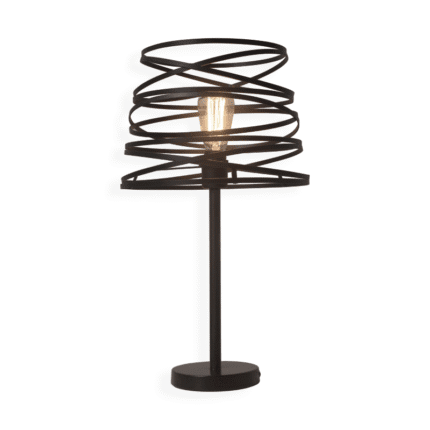 Настолна лампа ACA LIGHTING JAZZ E27 60W черна метална