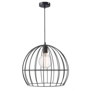 Пендел ACA LIGHTING PROMETHEUS E27 1x60W черен метал