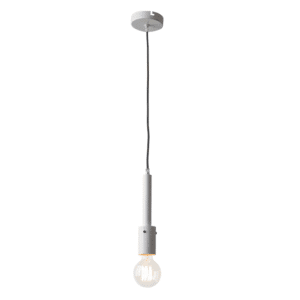 Пендел ACA LIGHTING PRIMO E27 60W бял метал