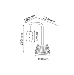 Фасаден аплик LED ACA Lighting LG2122G 10W 400lm топла светлина - Снимка 3