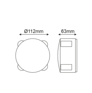 Фасаден аплик ACA LIGHTING MENFI 5W LED 3000K антрацит - Снимка 3