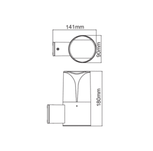 Градински аплик ACA LIGHTING LG8304G PHOIBE - Image 2