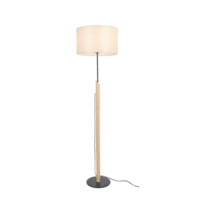 Лампион ACA LIGHTING CLIFF E27 20W черен/бежов