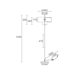 Лампион E27 2x20W ACA LIGHTING MF240323 Anafi бежов/черен - Снимка 3