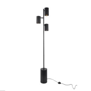 Лампион ACA Lighting KENNETH 3xE27 3x15W черен метал