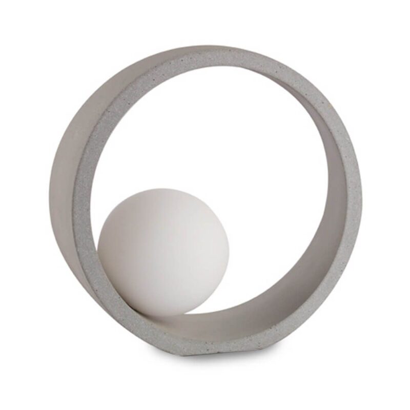 Настолна лампа G9 30W ACA LIGHTING VENUS сиво-бяла - Снимка 1