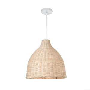 Пендел ACA Lighting ML1013011N, E27, 1x60W, бял/бежов - Снимка 1