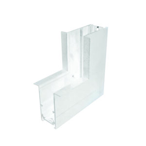 Ъглов конектор за магнитна шина за вграждане таван / стена ACA LIGHTING MR90INW Magnetic recessed corner connector ceiling / wall White