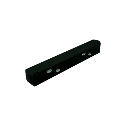 Електропроводима права връзка за магнитна шина ACA LIGHTING MSCB Magnetic straight electrical connector Black