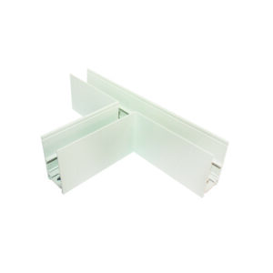 Конектор T за магнитна шина ACA Lighting MSTW, бял, таванен - Снимка 1