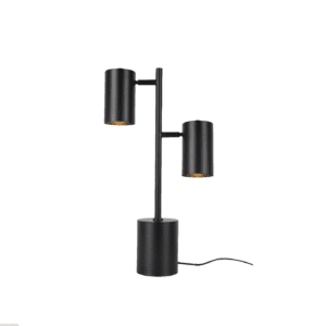 Настолна лампа ACA LIGHTING KENNETH, 2x15W, E27, метал, черна