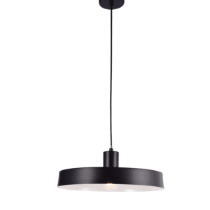 Пендел E27 60W ACA Lighting Domenica черен метал