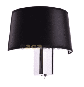 Аплик ACA LIGHTING OD5611B, E27, димиран, черен/хром - Снимка 1