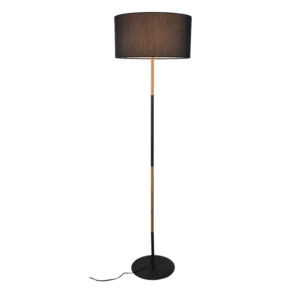 Лампион ACA LIGHTING YASMINE, E27, 60W, дърво и метал