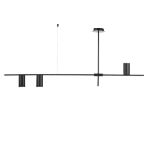 Пендел ACA Lighting ARISTO GU10, 3x35W, черен метал