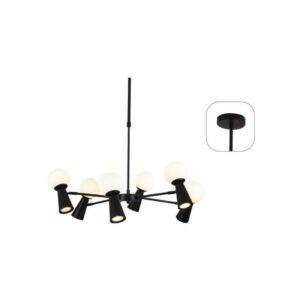 Пендел метал и стъкло ACA LIGHTING KIMOLOS 63W - Image 2