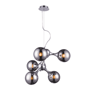 Пендел ACA LIGHTING OYD60705CH, 5x40W, E14, хром