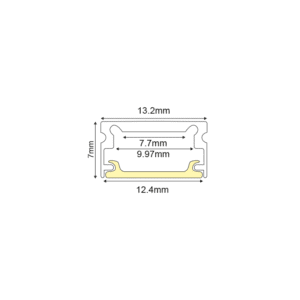 Профил за LED лента ACA Lighting P151BU 2000мм черен - Image 3