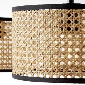 Пендел Brilliant WILEY, 3x52W, E27, дърво/черен - Image 2