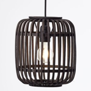 Пендел Brilliant Woodrow 60W E27 тъмен дървен/черен - Image 2