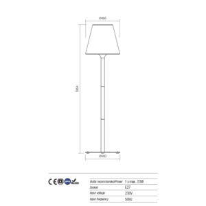 Градински лампион Redo PINO E27 42W антрацит - Image 2