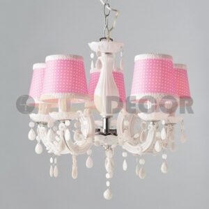 Полилей с пет светлоизточника ACA LIGHTING MACARON E14 5x40W