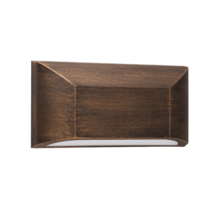 Фасадна лампа LED 6W ACA Lighting SLIM22R IP65 кафява