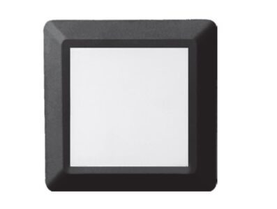 Фасадна LED луна 4W ACA LIGHTING SLIM51NB, черна, IP65