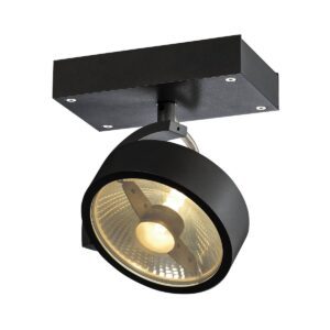 Плафон SLV KALU 1 QPAR111, 75W, GU10, черен - Снимка 1