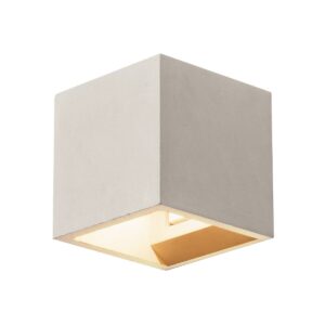 Аплик SLV Solid Cube G9 25W сив, IP20