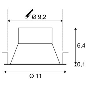 Плафониера SLV AKALO 83 LED 9W 3000K-5700K бяла - Image 4