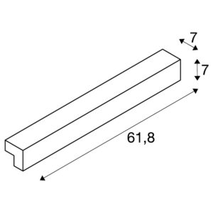 Аплик SLV L-LINE 60 LED 10W IP44 3000K бял - Image 3