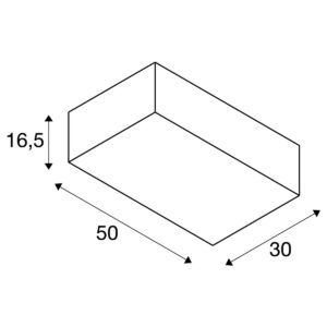 Плафон SLV ACCANTO E27, 2x40W, черен - Image 3
