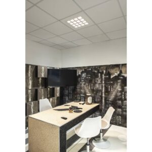 Плафониера LED SLV PAVANO 25W 3000K бяла 620x620 - Снимка 3