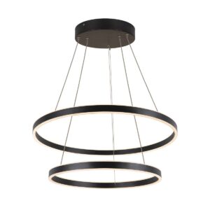 Пендел SLV ONE DOUBLE PD DALI LED 55W, 3000-4000K черен