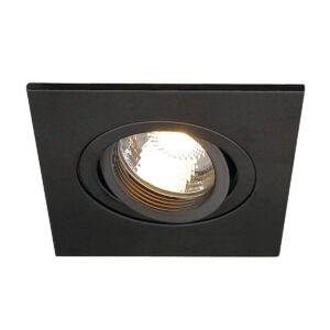 Луна SLV NEW TRIA XL GU10 50W черна за вграждане - Снимка 1