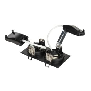 Луна за вграждане SLV NEW TRIA II, GU10, 2x50W, черна - Image 2
